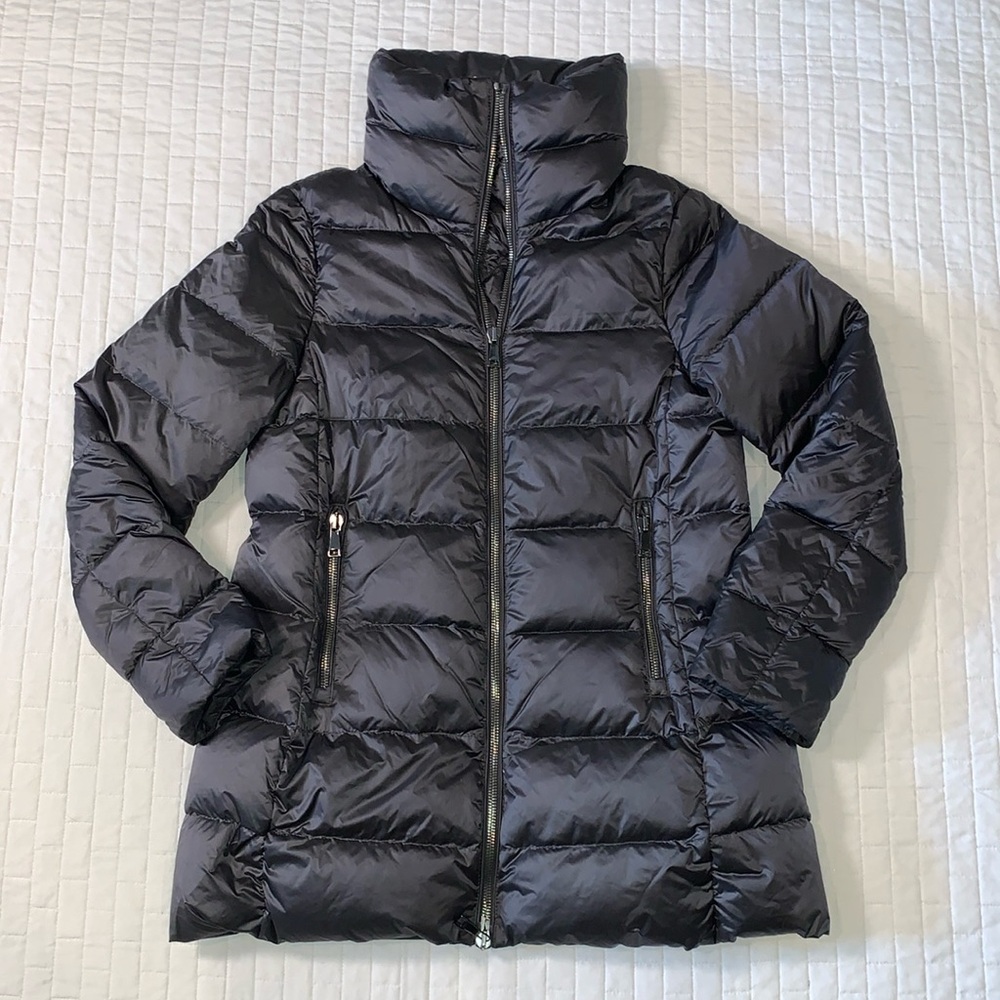 Basler Down Quilted Puffer Jacket Coat, Black, Wo… - image 2